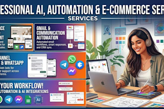create ai chatbots, integrations and automation solutions