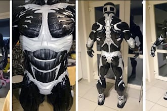 design wearable 3d cosplay creation cosplay armor 3d props mask 3d printing