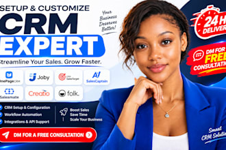 setup onepagecrm joby crm salestarget ai salescaptain salesmate creatio folk crm