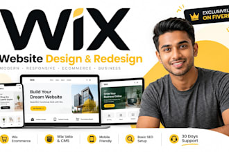 make website, luxury wix website and wix website development ,fix wix website