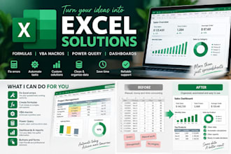 create, fix and automate your excel spreadsheets