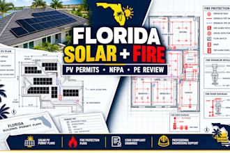 design florida solar permit fire sprinkler plan fire protection drawings pe seal