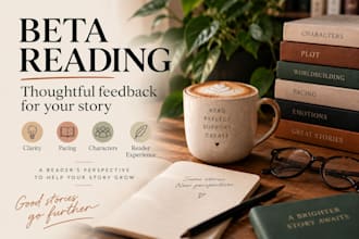 beta read your story and provide thoughtful feedback