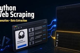 build a python web scraper to extract data from websites