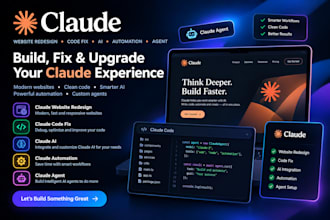 claude website redesign claude code fix claude ai claude automation claude agent
