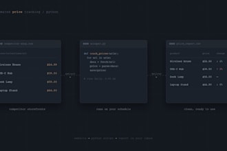 build an automated price tracking tool for your shopify competitors