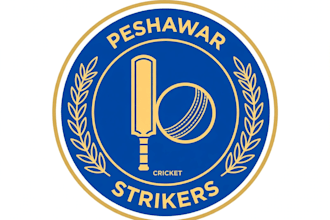 design modern cricket team pubg esports logo