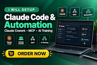 setup claude code, claude cowork, claude mcp automation and claude ai training