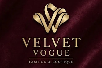 design a luxury logo for your fashion or boutique brand