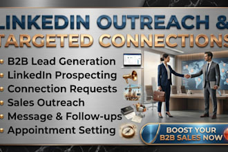 do linkedin outreach and build targeted connections