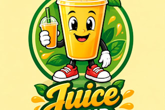design a vintage retro cartoon mascot charactor