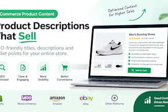 write SEO product descriptions and optimize titles