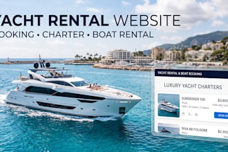build yacht rental, boat rental and yacht booking website