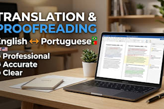 translate, edit and proofread documents