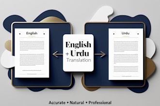 translate english to urdu and urdu manuscript editing and proofreading