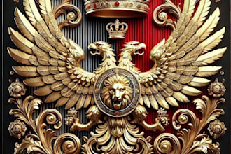 design heraldically accurate custom coat of arms