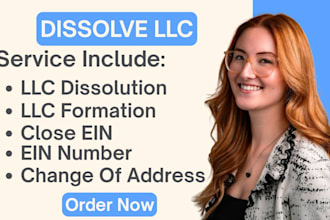 dissolve US llc, amend llc, llc dissolution, dissolve wyoming llc, close ein