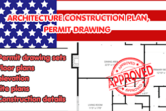 engineer permit drawing mep, hvac construction plans, structural drawing