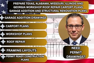 draw illinois missouri and utah roof repair and structural renovation plans