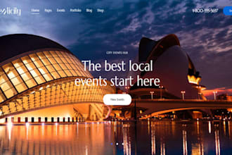 design wix party rental website bounce house photo booth equipment hire website