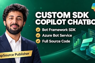 build a custom sdk based copilot studio chatbot with full code