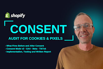 audit your shopify cookie banner and consent mode v2