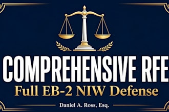 prepare a comprehensive eb2 niw rfe response letter