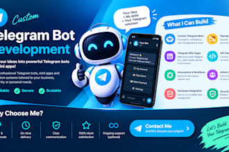 develop a professional telegram bot with ai integration
