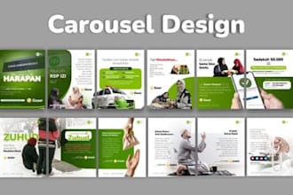 design ecommerce product marketing instagram carousel, social media brand post
