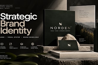 design a strategic brand identity and visual identity system