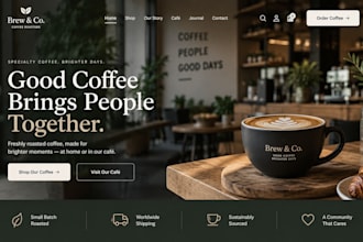 build squarespace coffee shop website cafe coffee website roaster commerce store