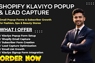 do shopify fashion spa store email popup subscriber forms klaviyo lead capture