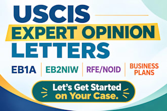 write your eb2niw expert opinion letters