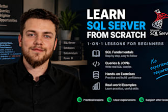 teach you microsoft sql server and sql from scratch