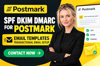 setup spf dkim dmarc for postmark email templates transactional email setup