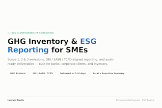 build your companys ghg emissions inventory and esg gap report