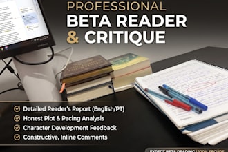 be your beta reader and provide a detailed reader report
