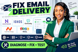 fix hostinger ionos godaddy namecheap zoho mail and business email delivery