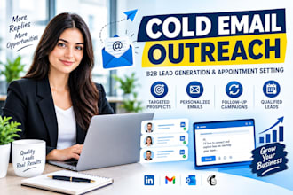 do cold email outreach and b2b lead generation
