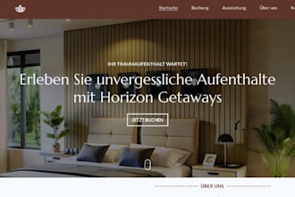 design wix cabin rental website vacation home direct booking website