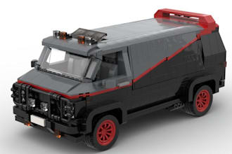 design any car into a lego moc with building instructions