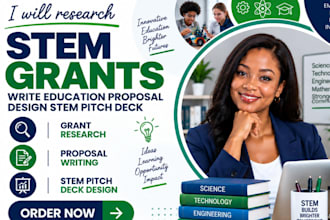 research stem grants write education proposal design stem pitch deck