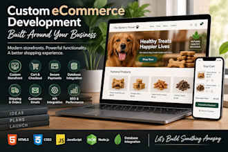 build a custom ecommerce website