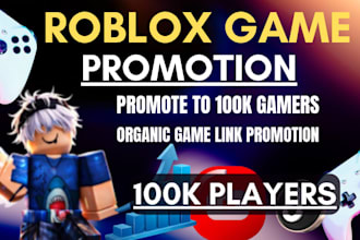 roblox game promotion, gaming server, roblox video advertising, roblox promotion