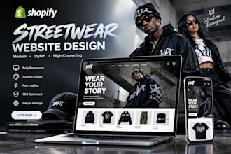 design clothing website shopify streetwear website y2k store clothing store
