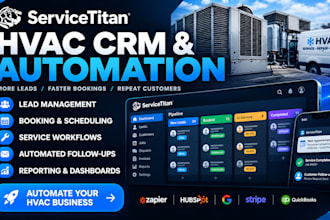 set up servicetitan automation for hvac companies