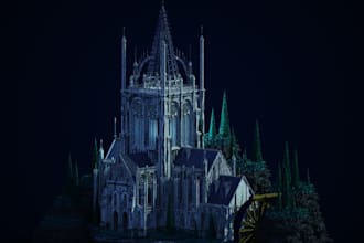 make a 3d model of the building