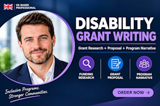 write disability grant accessibility special education nonprofit grant proposals