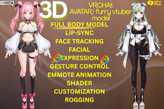 build your 3d vtuber model with vrm rigging for vseeface and animaze