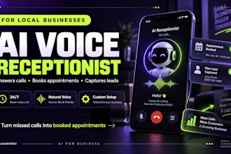 build an ai voice receptionist that books appointments
